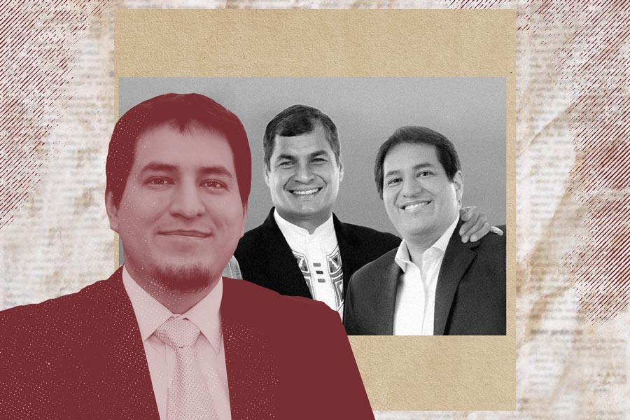 Matthew Carpenter-Arévalo le escribe una carta abierta al candidato por UNES, Andrés Arauz. Ilustración de Paula De la Cruz para GK